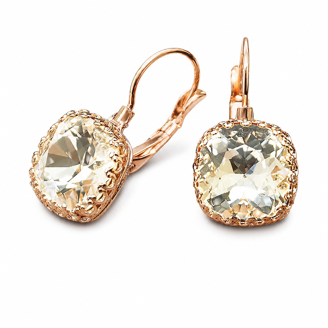 Auskarai „Vintage V2“ su Swarovski® kristalais