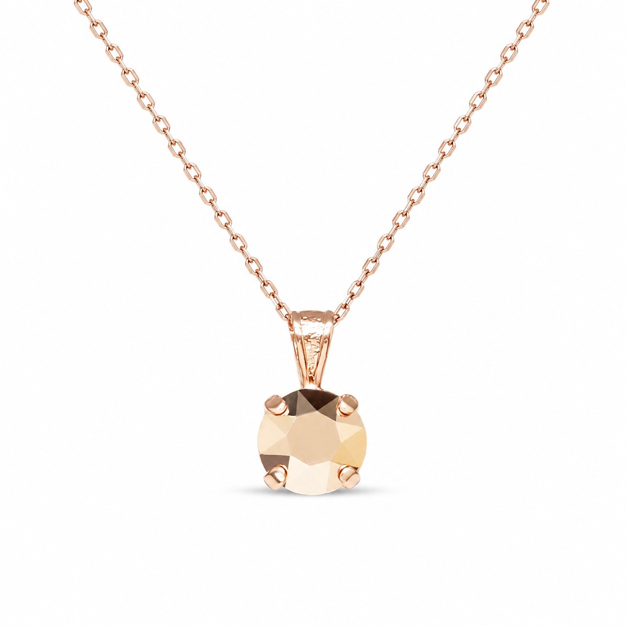Pakabukas „Juno (Rose Gold)“ su Swarovski® kristalais