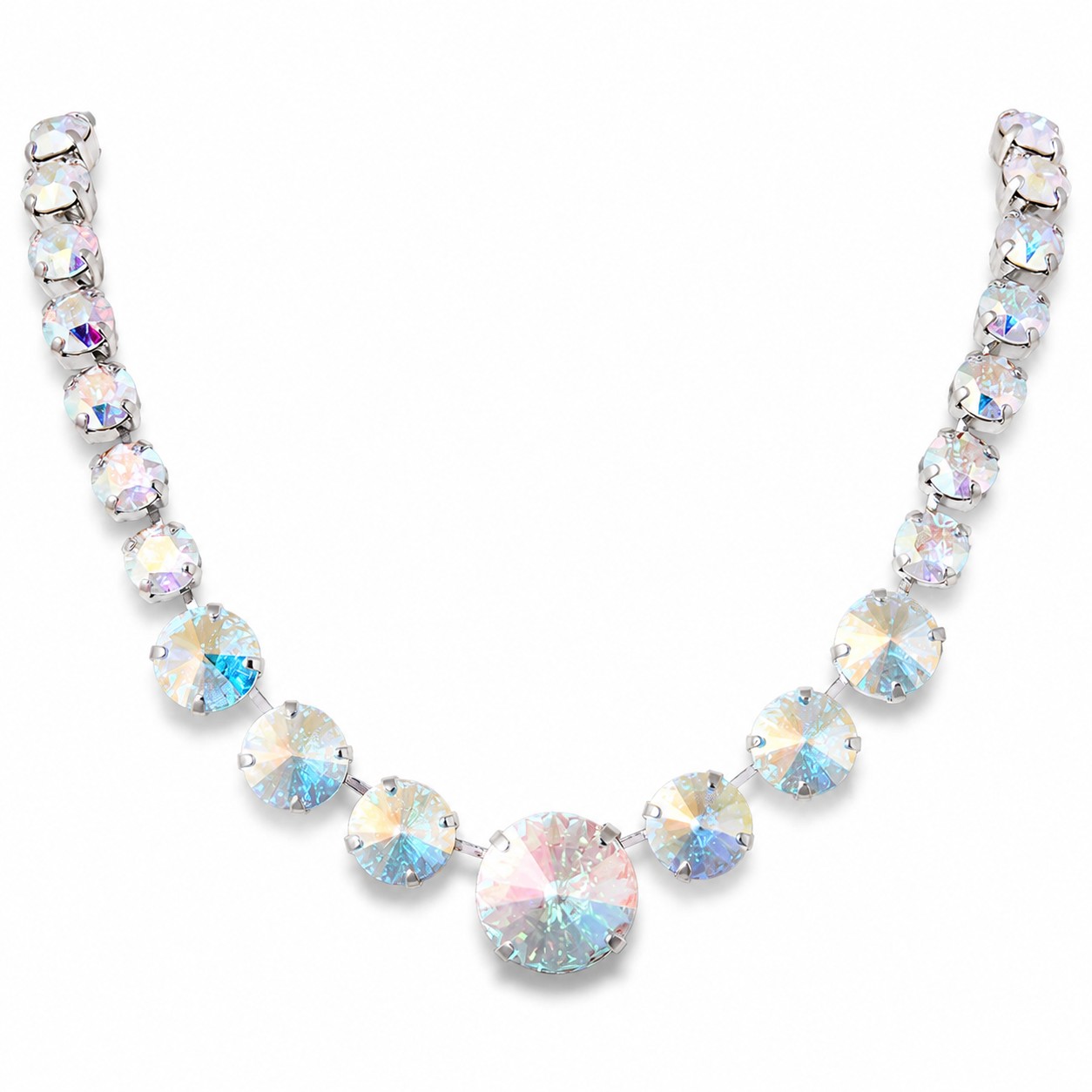 Vestuvinis vėrinys „Summer (Aurora Borealis)“ su Swarovski® kristalais