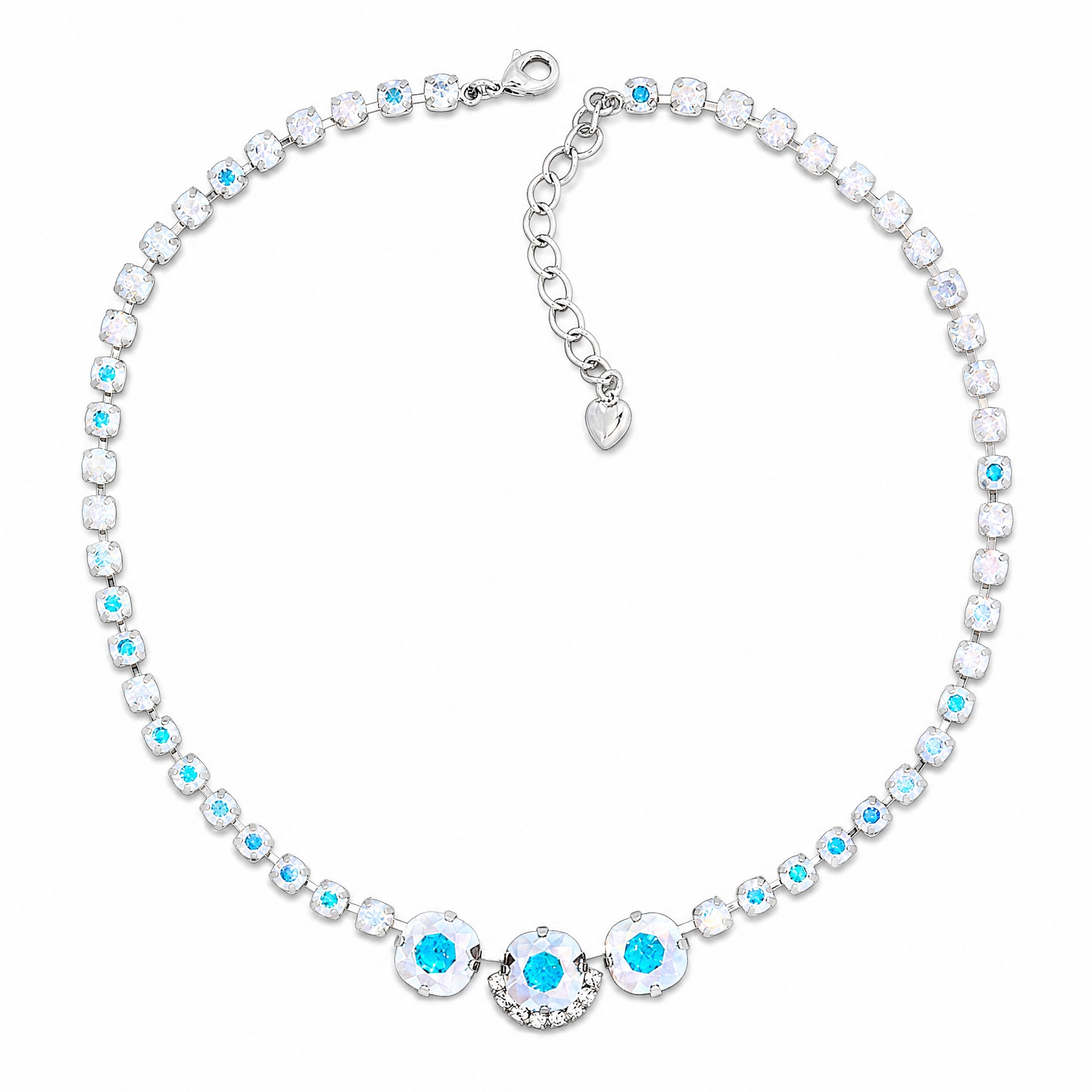 Vestuvinis vėrinys „Akinantis Spindesys (Aurora Borealis)“ su Swarovski® kristalais