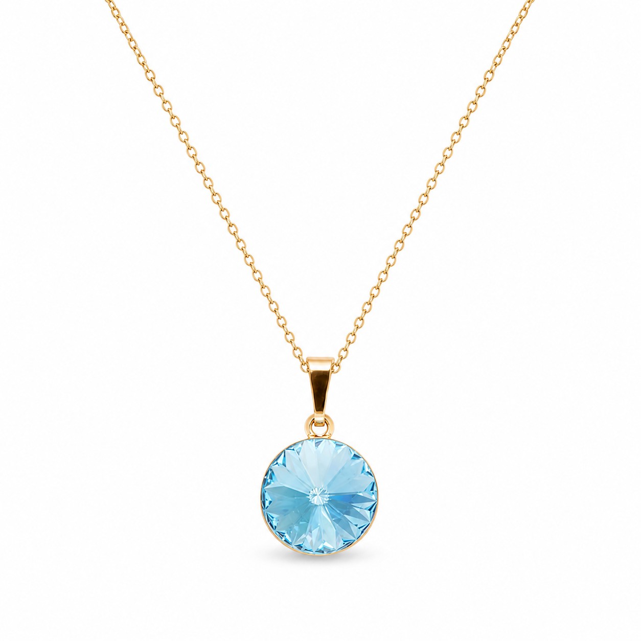 Pakabukas „Clarice II (Aquamarine)“ su Swarovski® kristalais