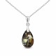Sudraba kulons „Baroka (Silver Night)“ ar Swarovski® kristāliem