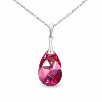 Sudraba kulons „Baroka (Rose Comet Argent Light)“ ar Swarovski® kristāliem