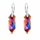 Sudraba auskari „Kaputt (Volcano)“ ar Swarovski™ kristāliem