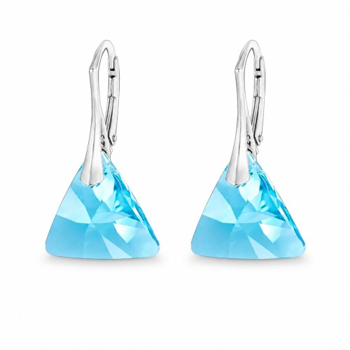 Sudraba auskari „Osiris (Aquamarine)“