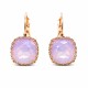 Auskari „Vintāžš V (Rose Water Opal)“ ar Swarovski® kristāliem
