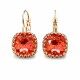 Auskari „Vintāžš V (Padparadscha)“ ar Swarovski® kristāliem