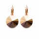 Auskari „Klaris II (Rose Gold)“ ar Swarovski™ kristāliem