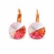 Auskari „Klaris II (Light Rose Moonlight)“ ar Swarovski® kristāliem
