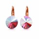 Auskari „Klaris II (Fuchsia Shimmer)“ ar Swarovski® kristāliem