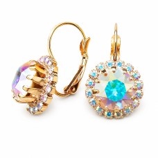 Auskari „Clarice IX (Aurora Borealis)“ ar Swarovski® kristāliem