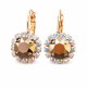 Auskari „Krāšņums II (Rose Gold)“ ar Swarovski® kristāliem