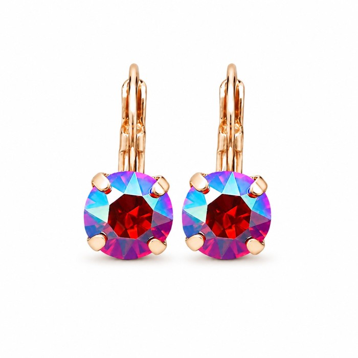 Auskari „Krāšņums II (Light Siam Shimmer)“ ar Swarovski™ kristāliem