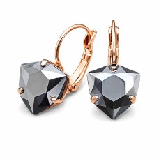 Auskari „Bermudu Trīsstūris (Light Chrome)“ ar Swarovski™ kristāliem