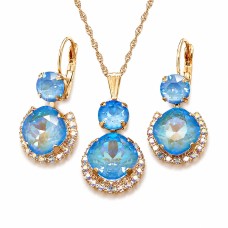 Komplekts sievietēm „Clarice VI (Ocean DeLite)“ ar Swarovski® kristāliem