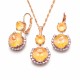 Komplekts sievietēm „Clarice VI (Peach DeLite)“ ar Swarovski® kristāliem