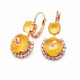 Komplekts sievietēm „Clarice VI (Peach DeLite)“ ar Swarovski® kristāliem