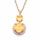Komplekts sievietēm „Clarice VI (Peach DeLite)“ ar Swarovski® kristāliem