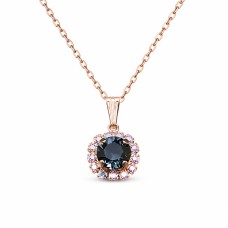 Кулон «Великолепие (Graphite)» с кристаллами Swarovski®