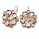 Auskari „Greznība (Rose Gold)“ ar Swarovski™ kristāliem