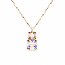 Кулон «Юнона IV (Aurora Borealis)» с кристаллами Swarovski™