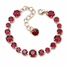 Apyrankė moterims DiamondSky „Classic II (Ruby)“ su Swarovski karoliukais