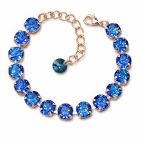 Aproce „Klasika II (Bermuda Blue)“ ar Swarovski® kristāliem