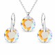 Sudraba komplekts sievietēm „Marianne (Shimmer)“ ar Swarovski® kristāliem