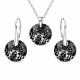 Sudraba komplekts sievietēm „Marianne (Silver Night)“ ar Swarovski® kristāliem