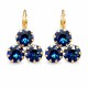 Auskari „Kristāla Lēdija II (Bermuda Blue)“ ar Swarovski® kristāliem