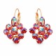 Auskari „Greznums (Light Siam Shimmer)“ ar Swarovski® kristāliem