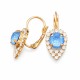 Auskari „Dīva (Ocean DeLite)“ ar Swarovski™ kristāliem
