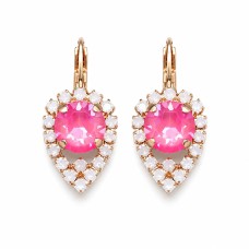 Auskari „Dīva (Lotus Pink DeLite)“ ar Swarovski® kristāliem