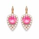 Auskari „Dīva (Lotus Pink DeLite)“ ar Swarovski® kristāliem