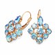 Auskari „Greznība (Light Sapphire Shimmer)“ ar Swarovski™ kristāliem
