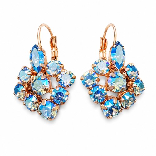 Auskari „Greznība (Light Sapphire Shimmer)“
