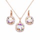 Komplekts sievietēm „Krāšņums II (Aurora Borealis)“ ar Swarovski® kristāliem