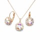 Komplekts sievietēm „Krāšņums II (Aurora Borealis)“ ar Swarovski® kristāliem