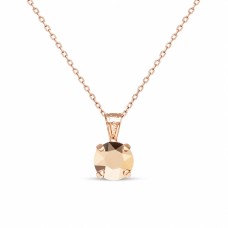 Кулон «Юнона (Rose Gold)» с кристаллами Swarovski®