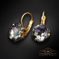 Auskari "Fantāzija (Silver Night)" ar Swarovski™ kristāliem