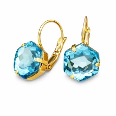 Auskari „Fantāzija (Aquamarine)“ ar Swarovski™ kristāliem