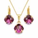 Komplekts sievietēm „Mistika (Amethyst)“ ar Swarovski® kristāliem