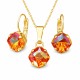 Komplekts „Mistika (Astral Pink)“ ar Swarovski® kristāliem