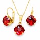 Komplekts sievietēm „Mistika (Scarlet)“ ar Swarovski® kristāliem