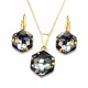 Komplekts „Fantāzija (Silver Night)“ ar Swarovski® kristāliem