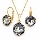 Komplekts „Fantāzija (Silver Night)“ ar Swarovski® kristāliem