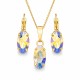 Komplekts sievietēm „Enigma (Aurora Borealis)“ ar Swarovski® kristāliem