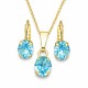 Komplekts „Mistika II (Aquamarine)“ ar Swarovski® kristāliem
