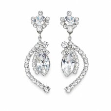 Earrings “J’Adore V” created with Crystals by Swarovski®