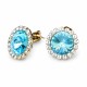 Auskari „Clarice X (Aqua Bohemica)“ ar Preciosa® kristāliem